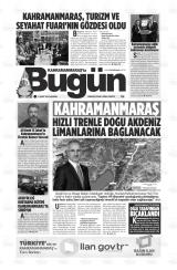 KAHRAMANMARAŞ'TA BUGÜN