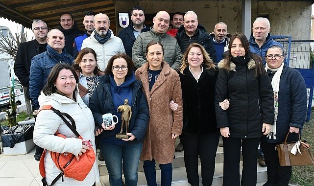 Belediye Başkanı Gerenli’den geri dönüşüme destek veren muhtara teşekkür ziyareti