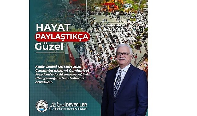 Burhaniyeliler bu akşam iftarda buluşacak