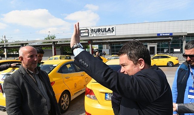 Başkan Aydın taksici esnafı ile kahvaltı yaptı