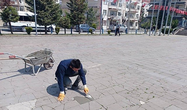 Belediye ekipleri iş başında