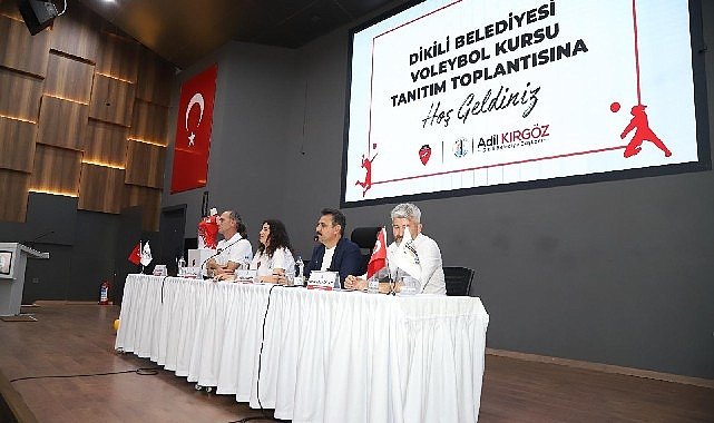Dikili Belediyesi’nden  Voleybol Altyapısına Güçlü Adım