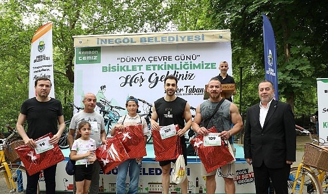 İnegöl’de Pedallar Temiz Gelecek İçin Döndü