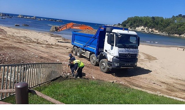 Kandıra plajları yeni sezona hazırlanıyor