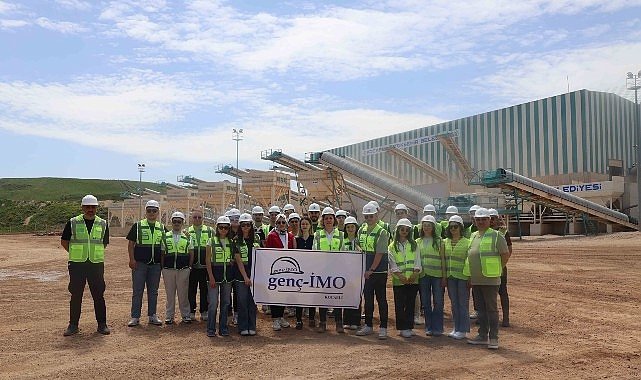 Taş Kırma Tesisi genç mühendisleri ağırladı