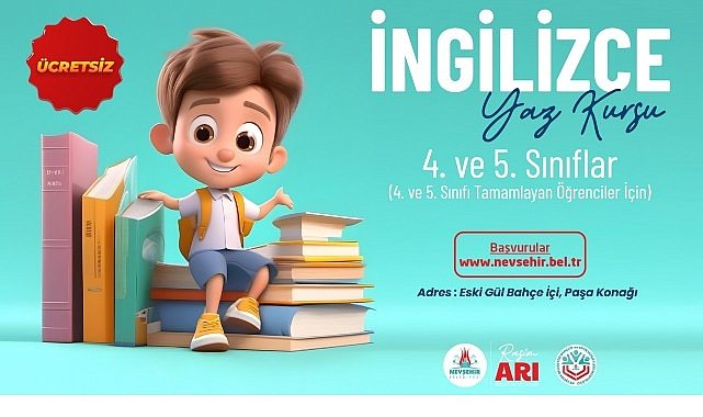 Nevşehir Belediyesi’nden İngilizce Yaz Kursu