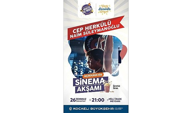 Açık havada sinema keyfi başlıyor