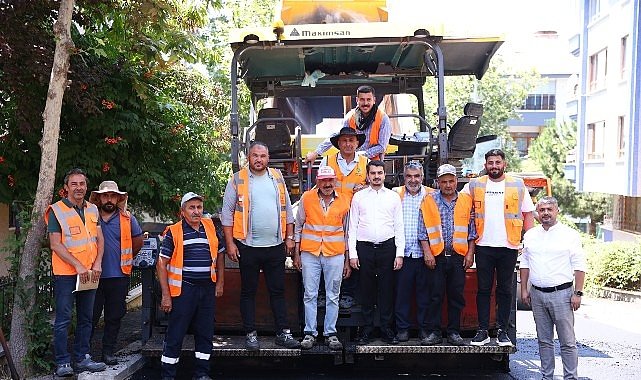 Başkan Güner, Asfalt Çalışmalarını Yerinde Denetledi