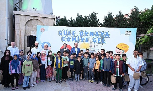 Konya’da “Güle Oynaya Cami Gel” Projesi ile Camiler Cıvıl Cıvıl