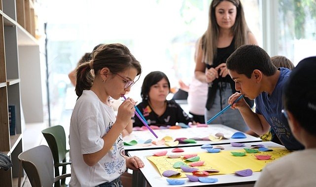 Bayraklılı çocuklar “Yaz Okulunu” çok sevdi