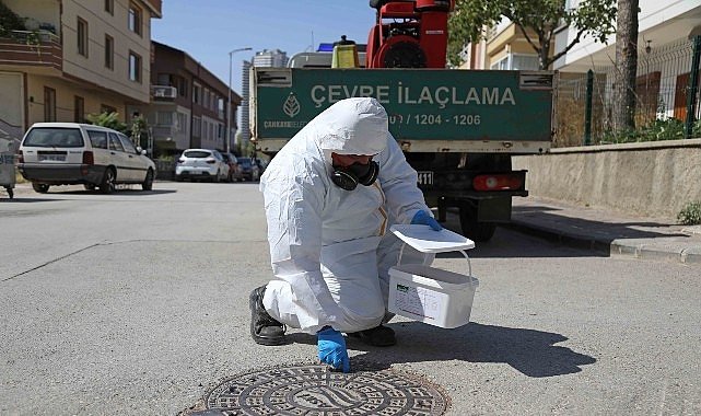 Çankaya Köşe Bucak İlaçlanıyor