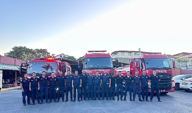 Kocaeli İtfaiyesi Çanakkale’ye gitti
