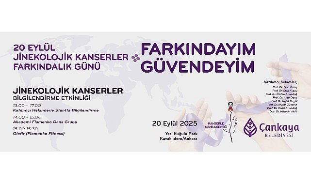 20 Eylül Dünya Jinekolojik Kanserler Farkındalık Günü