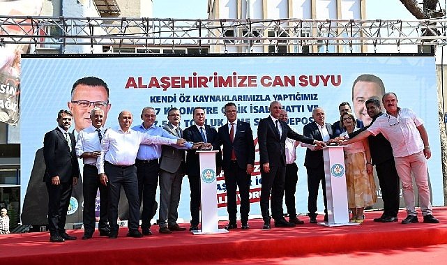 Alaşehir’in Dev Altyapı Yatırımı Tamamlandı