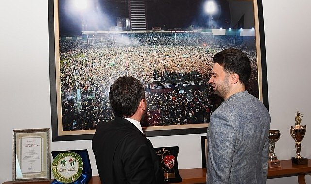 Başkan Erkan Aydın’dan Bursaspor’a ziyaret