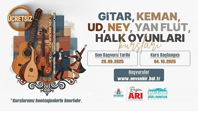 Güzel Sanatlar Merkezi’mizin Yeni Dönem Kurslarını Kaçırmayın