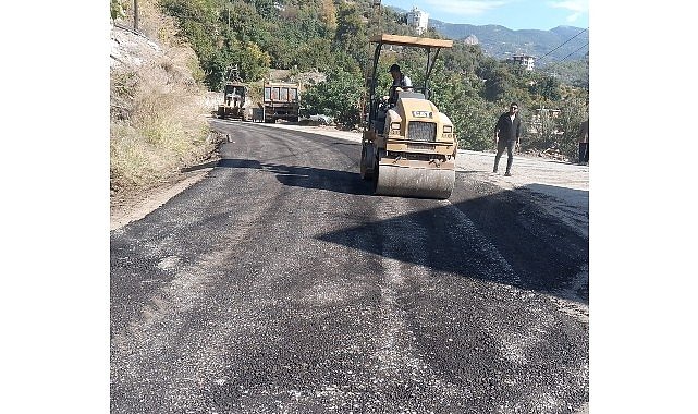Alanya kırsalında yoğun mesai