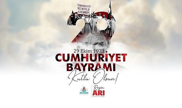 Belediye Başkanımız Rasim Arı’nın Cumhuriyet Bayramı Mesajı