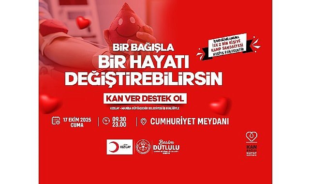 Büyükşehir ve Türk Kızılayı’ndan Anlamlı Etkinlik