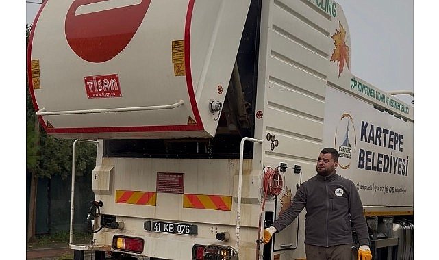 Kartepe Belediyesi’nden Temizlikte Örnek Uygulama