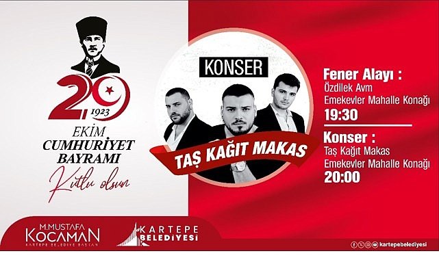 Kartepe’de Cumhuriyet Bayramı Coşkusu