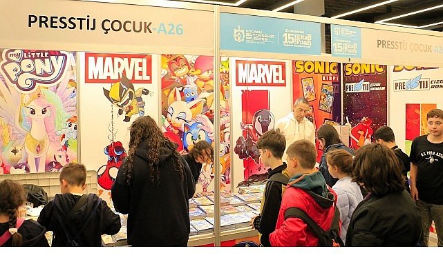 Kitap Fuarı’nda çocukların çizgi roman sevgisi
