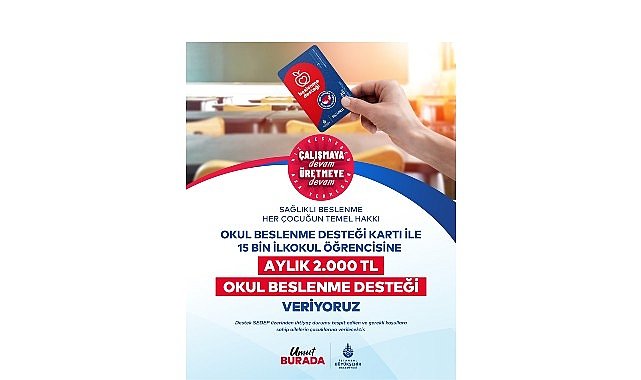 İBB’den İlkokul Öğrencilerine Okul Beslenme Desteği