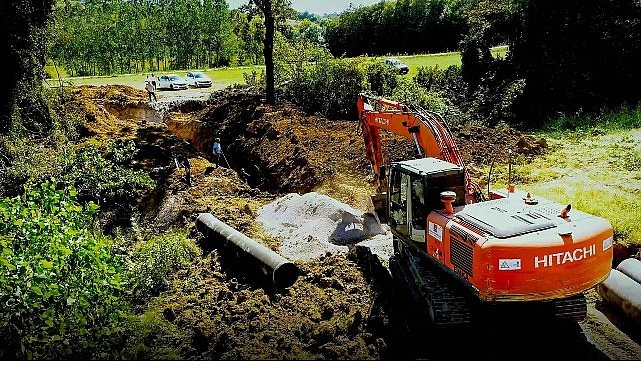 Toramanlar’da sulama suyu toprakla buluştu