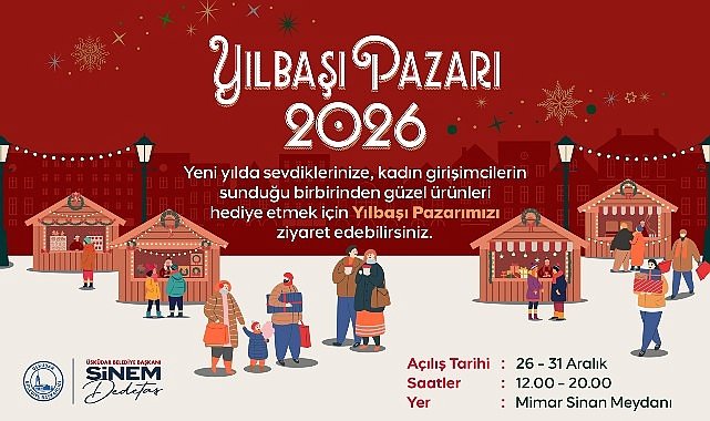 “Yılbaşı Pazarı 2026” Üsküdar’da Başlıyor