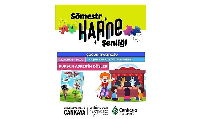 Çankaya’dan Çocuklara “Sömestr Karne Şenliği”