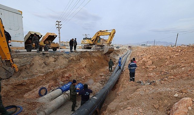 Çevre Yolu Çalışması Nedeniyle İçme Suyu Hattı Yenileniyor