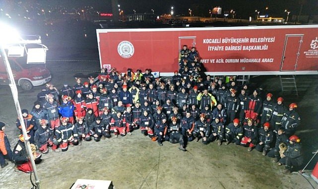 Kocaeli İtfaiyesi, 2025’te 13.562 vakaya müdahale etti