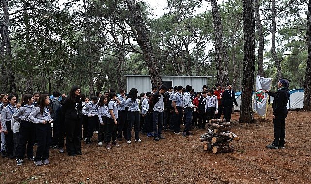 Antalya Büyükşehir Belediyesi izcileri kaynaşma kampında buluştu