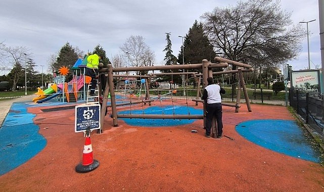 Çocuk oyun alanları Büyükşehir’le güvenli