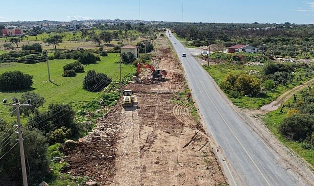 Başkan Çerçioğlu’ndan Akbük’te Yol Yenileme Çalışması