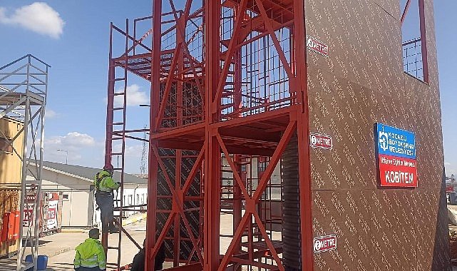 Büyükşehir personeline “yüksekte çalışma” eğitimi