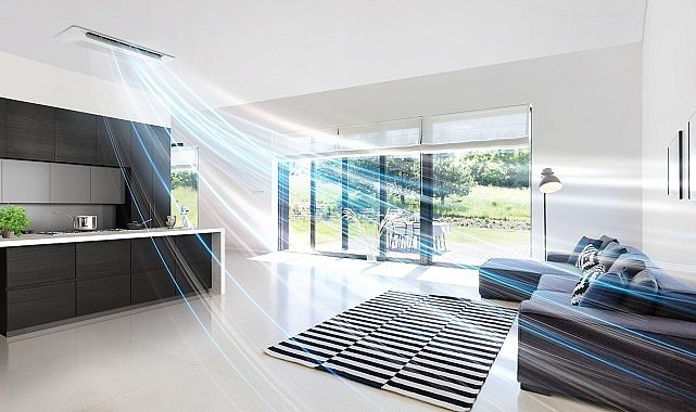 Samsung WindFree Tek Yön Kaset Klima ile Rüzgarsız Serinlik