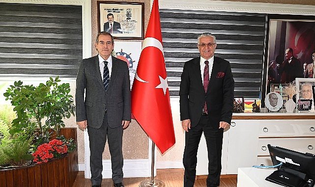 ATSO Başkanı Hacısüleyman’dan Başkan Topaloğlu’na ziyaret