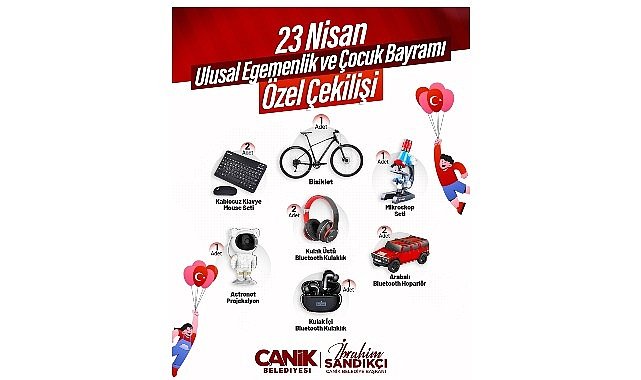 Canik Belediyesi’nden Hediye Yağmuru