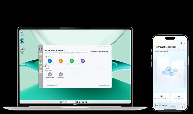 HONOR işletim sistemi duvarlarını  yıkıyor: HONOR Connect