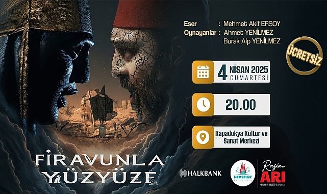 Nevşehir’de “Firavunla Yüz Yüze” Tiyatro Gösterisi