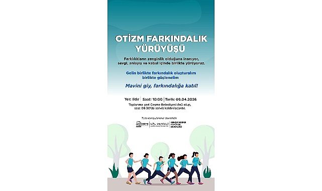 Otizm farkındalık yürüyüşü Çeşme’de düzenleniyor