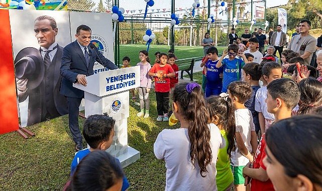 Başkan Özyiğit, ‘Halı Saha’ sözünü tuttu