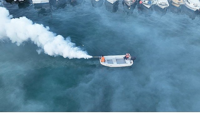 Büyükşehir’den vektörle mücadeleye denizden müdahale