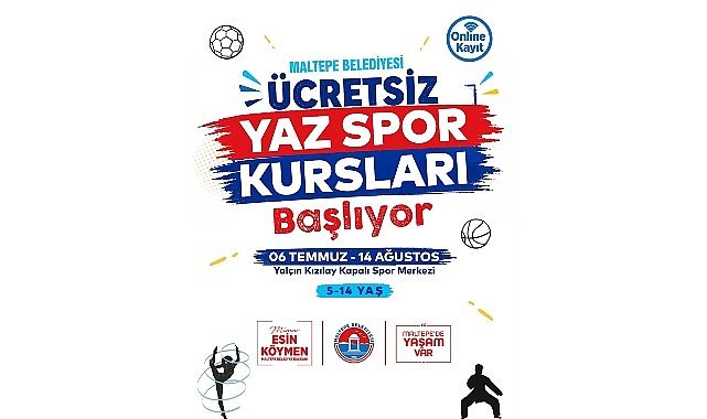 Maltepeli çocuklara spor dolu yaz tatili