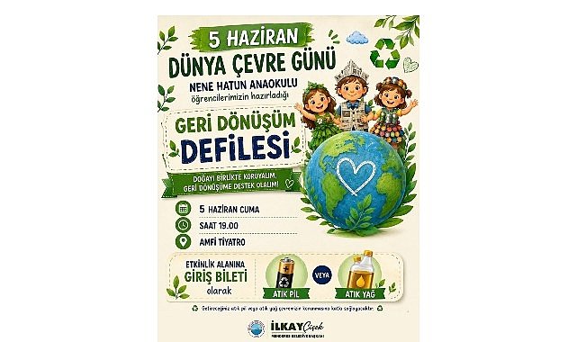 Menderes’te Geri Dönüşüm Defilesi